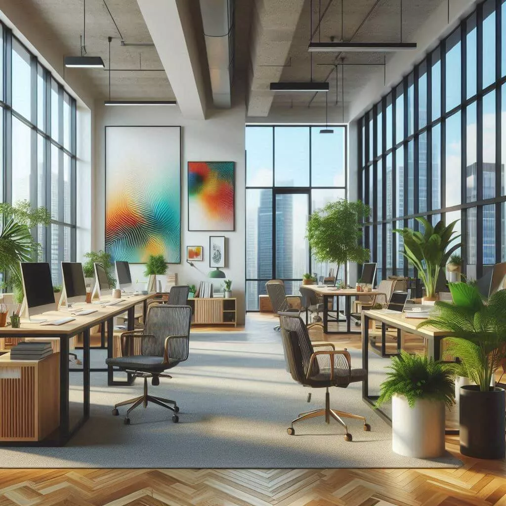 Resimlerle ofis dekorasyonları 2024 (4)	